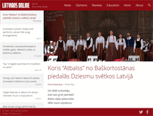 Tablet Screenshot of latviansonline.com